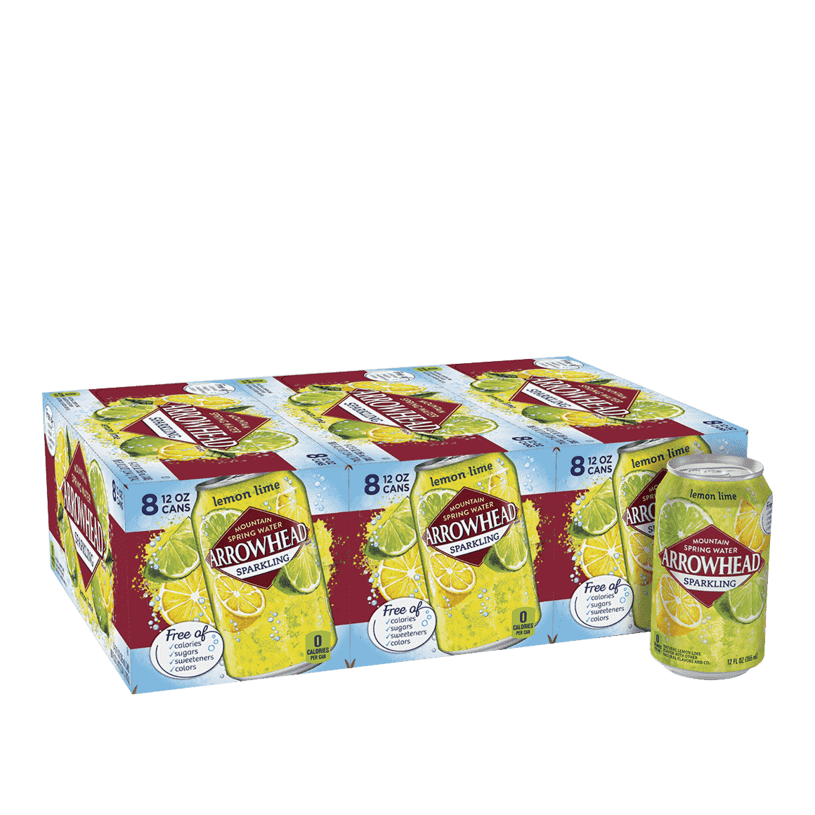 Arrowhead® Brand Sparkling 100% Mountain Spring Water - Lemon Lime