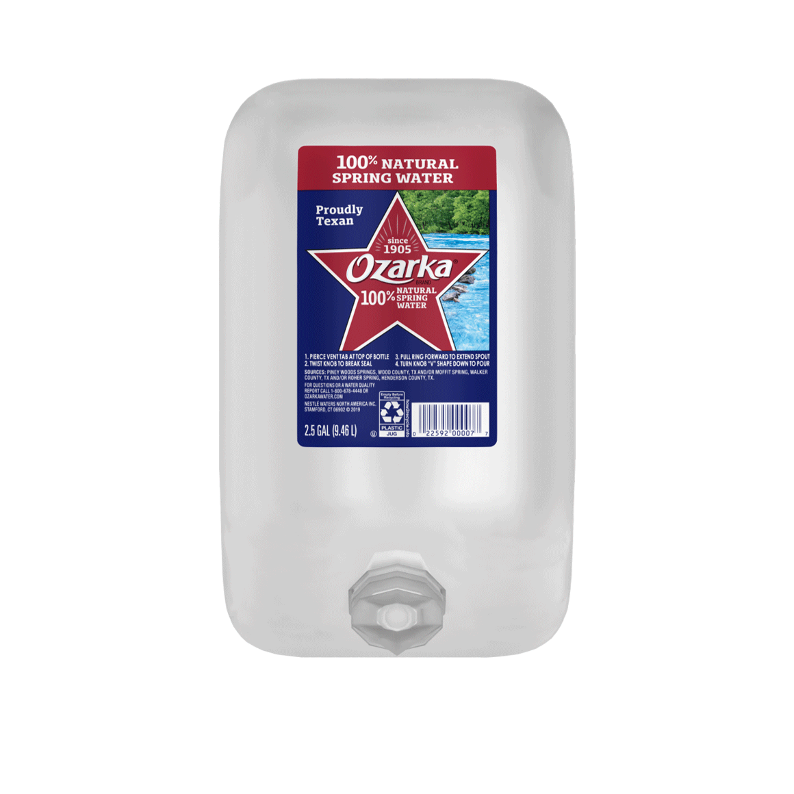 Ozarka® 100% Natural Spring Water Image2