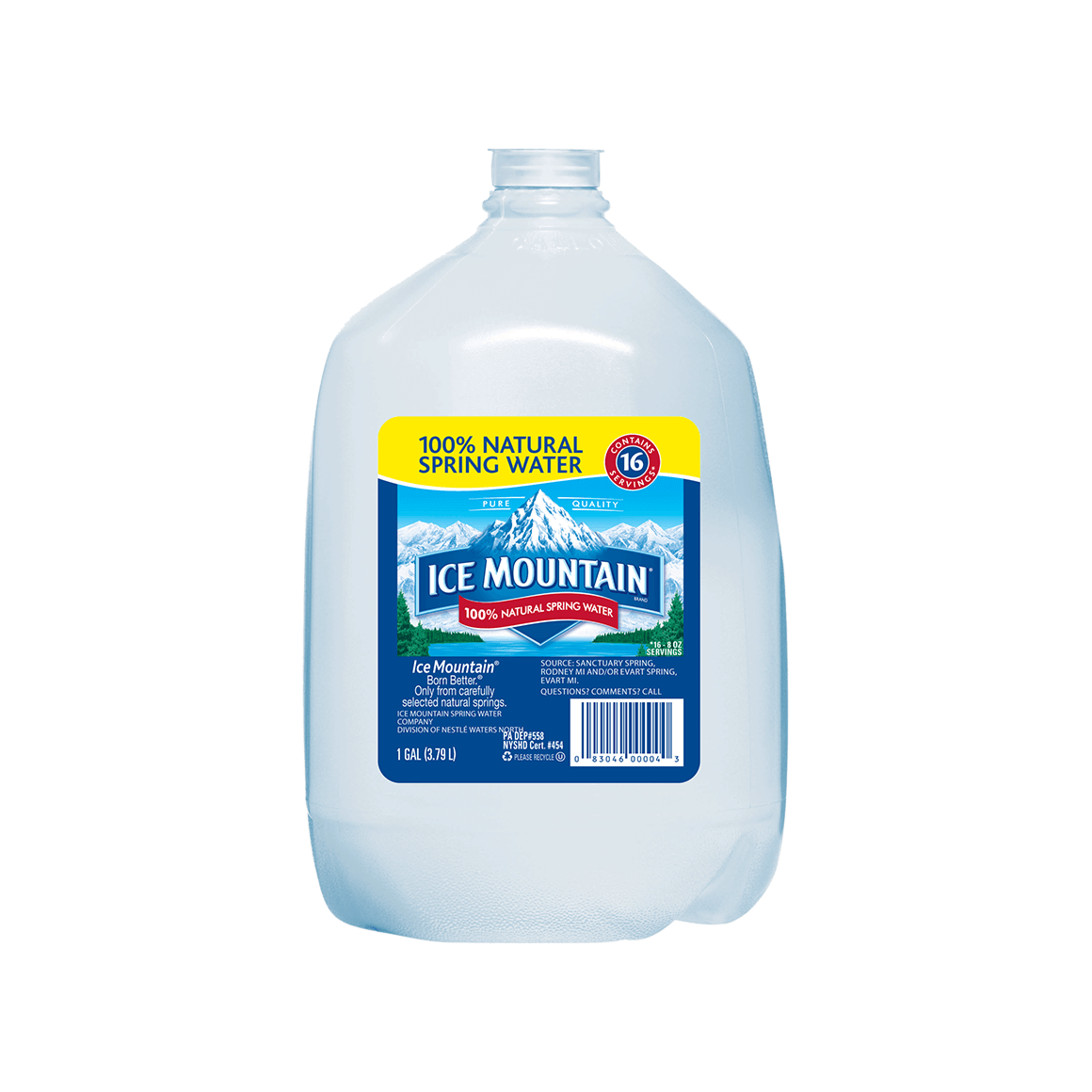 Ice Mountain® 100% Natural Spring Water