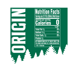 ORIGIN™ 100% Natural Spring Water 450 mL Recycled Plastic Bottle (24 Pack)