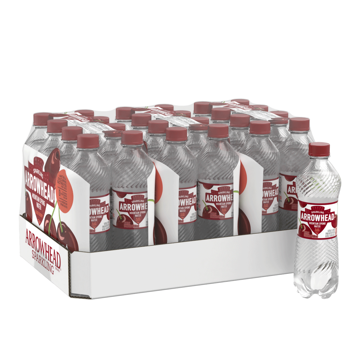 Arrowhead® Brand Sparkling 100% Mountain Spring Water - Black Cherry