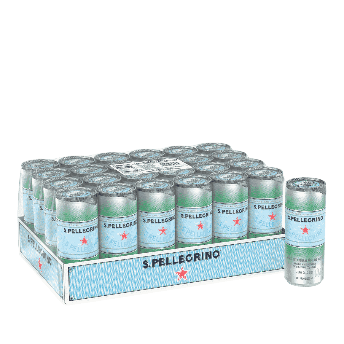 S.Pellegrino® Unflavored Sparkling Natural Mineral Water - Slim Cans