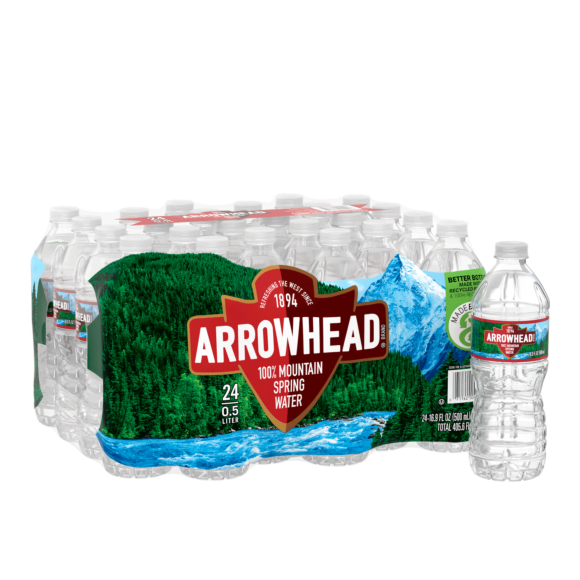 Arrowhead® Spring Water | .5 Liter 24-Pack | ReadyRefresh