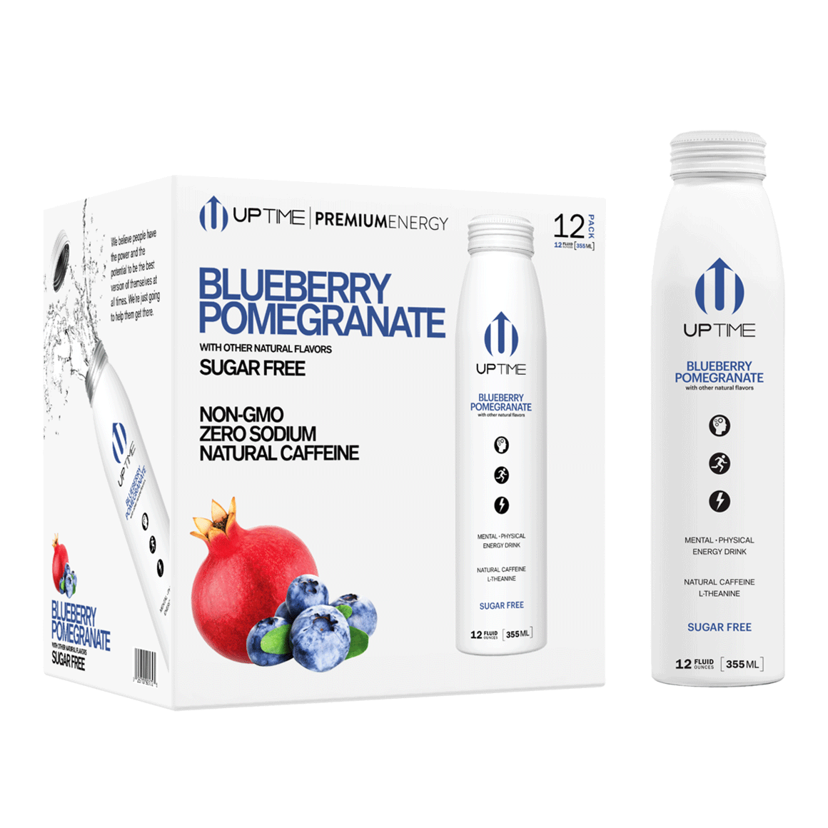 UPTIME® Premium Energy - Blueberry Pomegranate Sugar Free