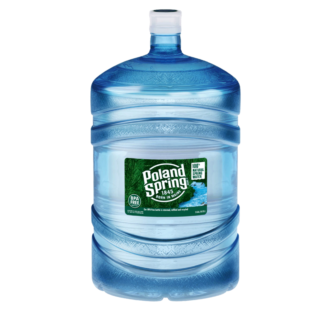 Poland Spring® 100% Natural Spring Water - 5 Gallon - Bottle - Case of 1
