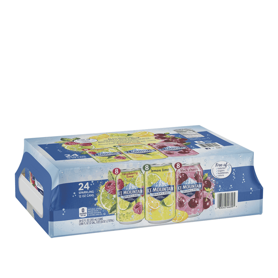 Ice Mountain® Rainbow Flavored Sparkling Water Variety Pack Image2