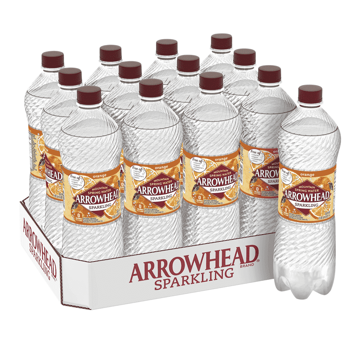 Arrowhead® Brand Sparkling 100% Mountain Spring Water - Orange