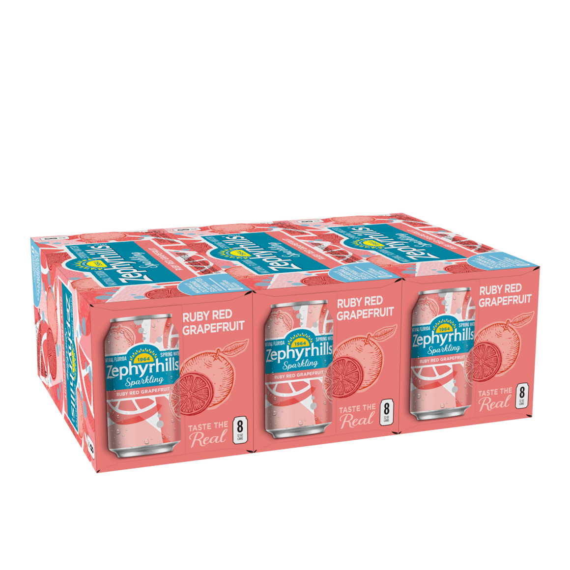 Zephyrhills® Ruby Red Grapefruit Sparkling Water Image1