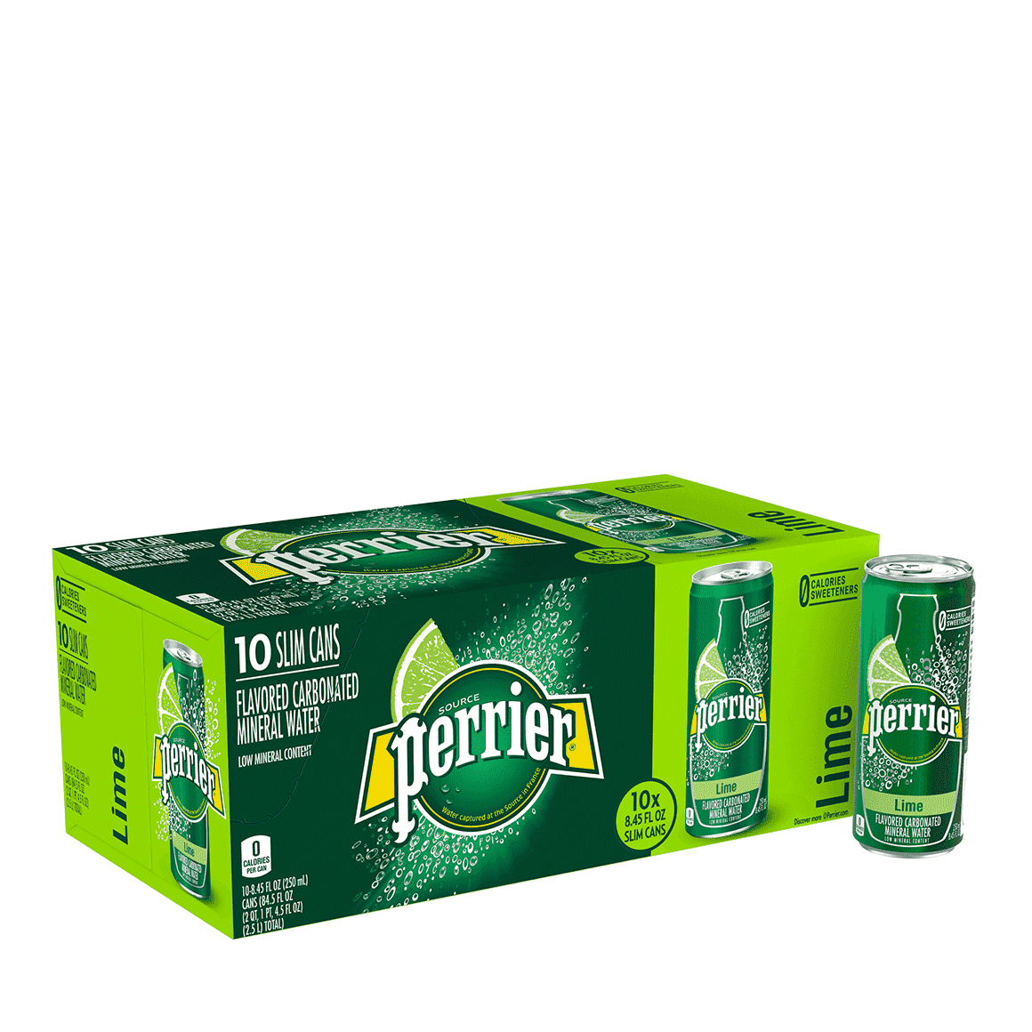 Perrier® Carbonated Mineral Water Slim Cans - Lime