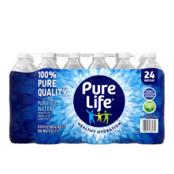 Pure Life® Purified Water 16.9 Fl Oz Plastic Bottle (24 Pack)