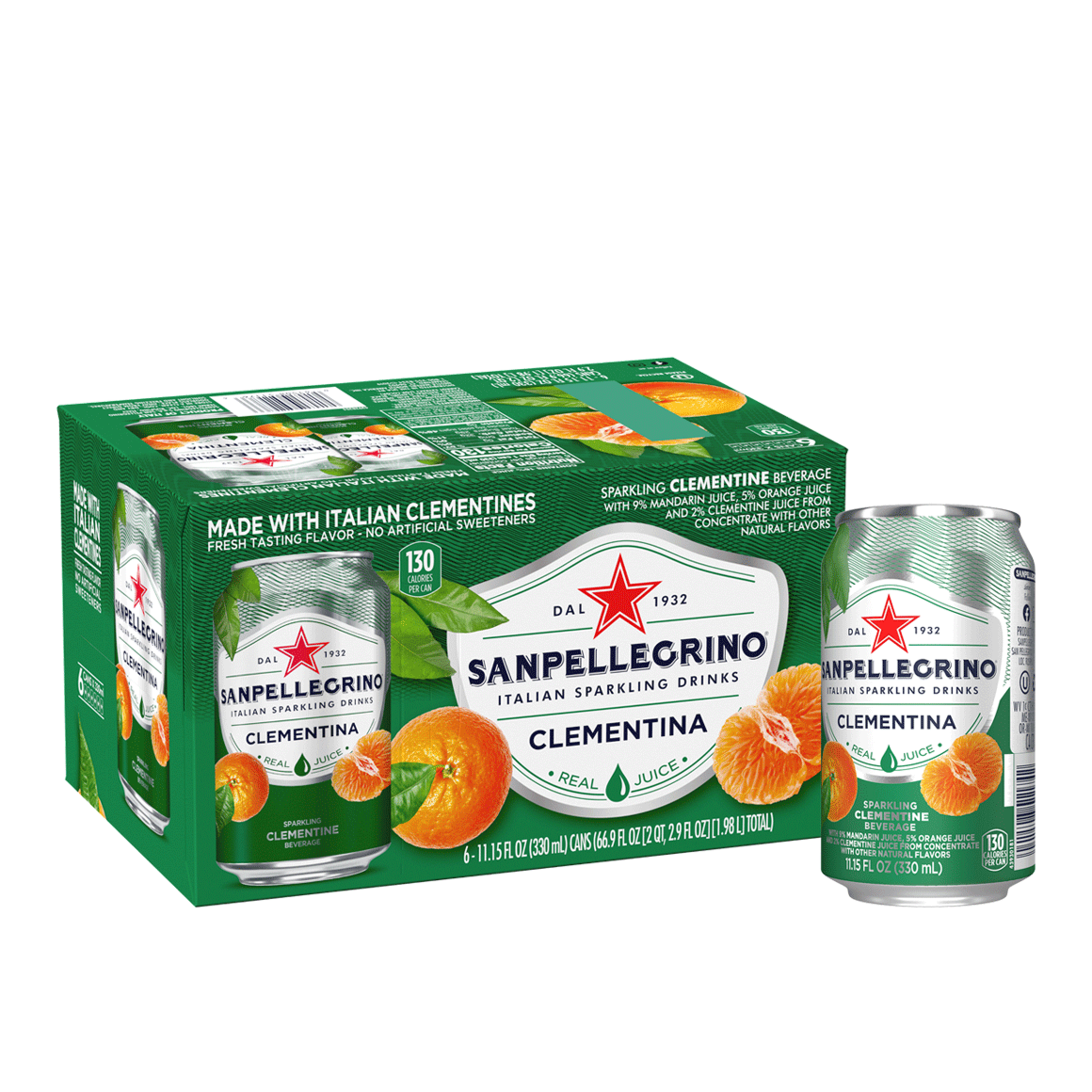 Sanpellegrino® Italian Sparkling Drinks - Clementina/Clementine