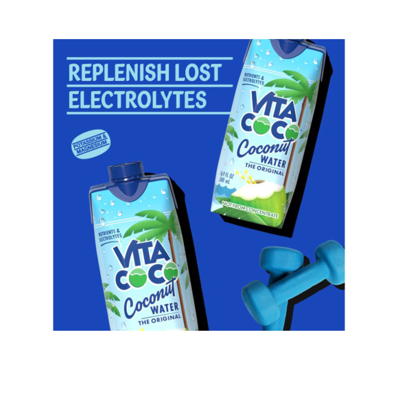 replenish lost electrolytes vita coco coconut water with halved and whole coconuts Image3