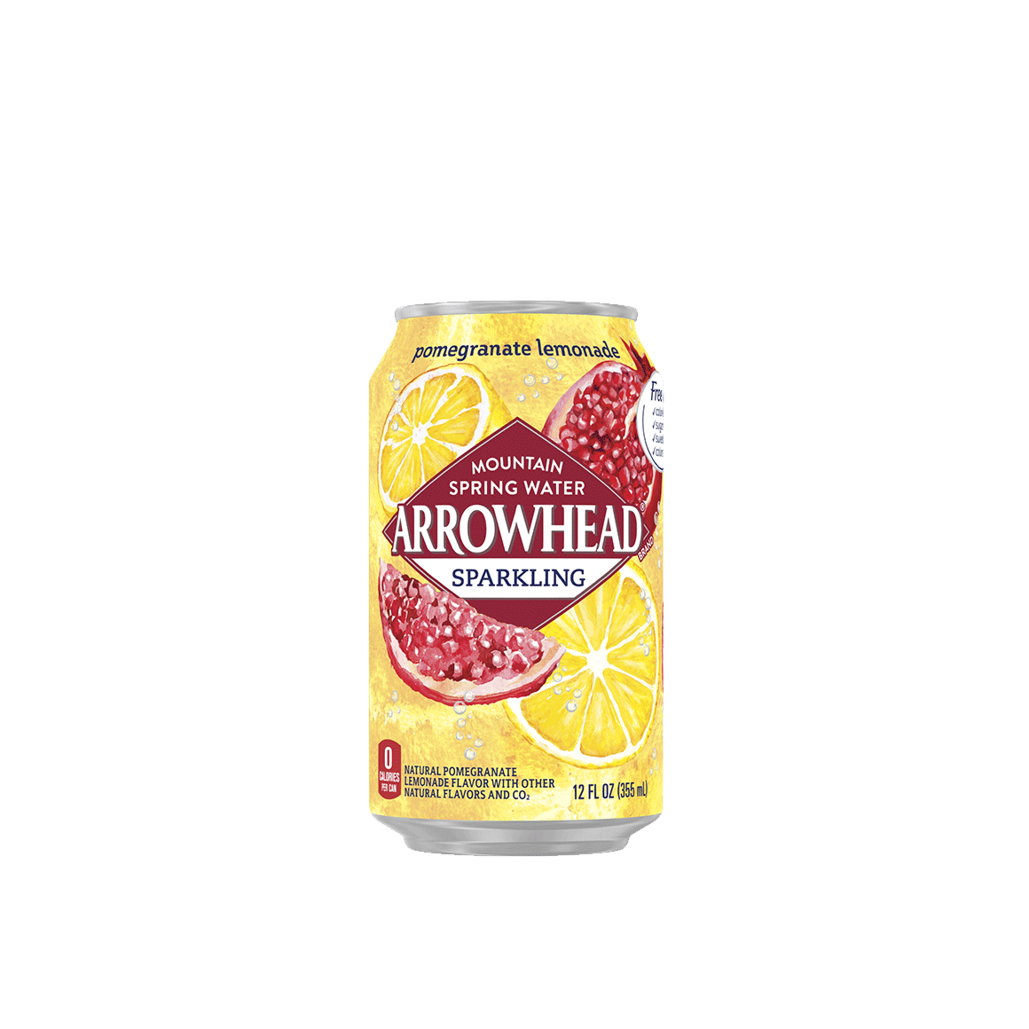 Arrowhead® Brand Sparkling 100% Mountain Spring Water - Pomegranate Lemonade Image2