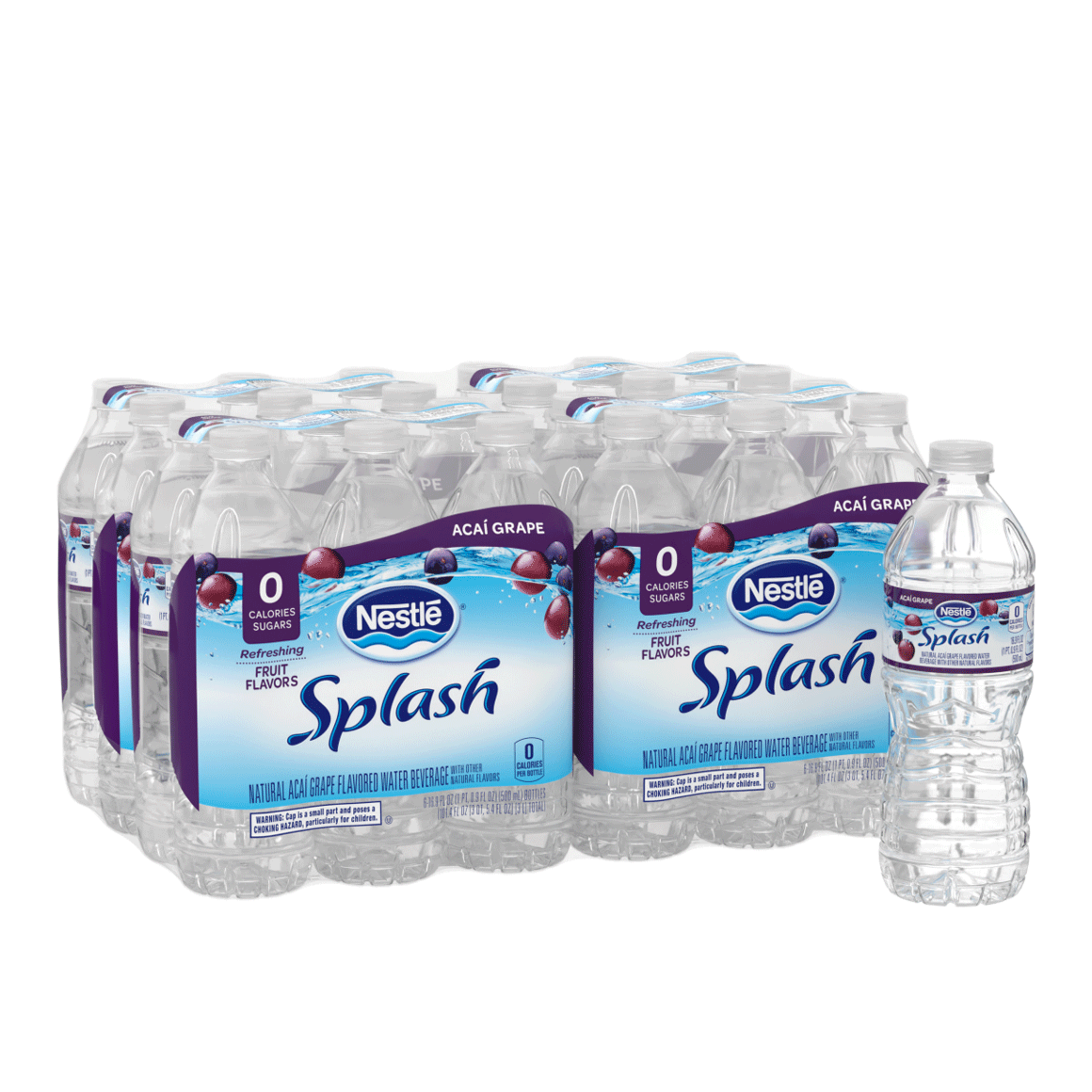 Nestlé® Splash Natural Acai Grape Flavored Water