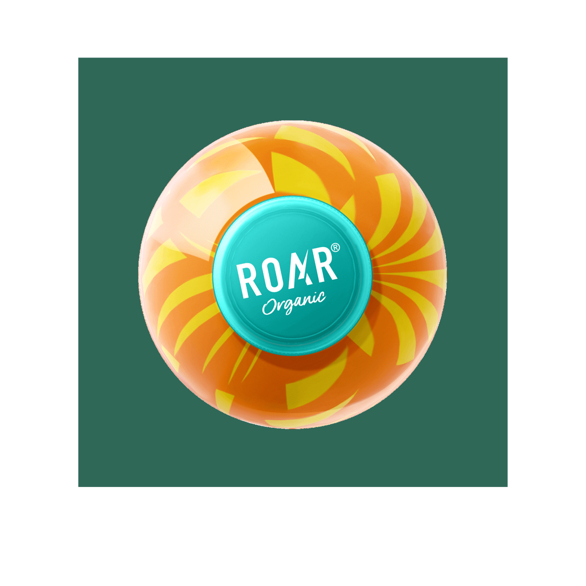 top view of a bottle of roar organic mango clementine Image5