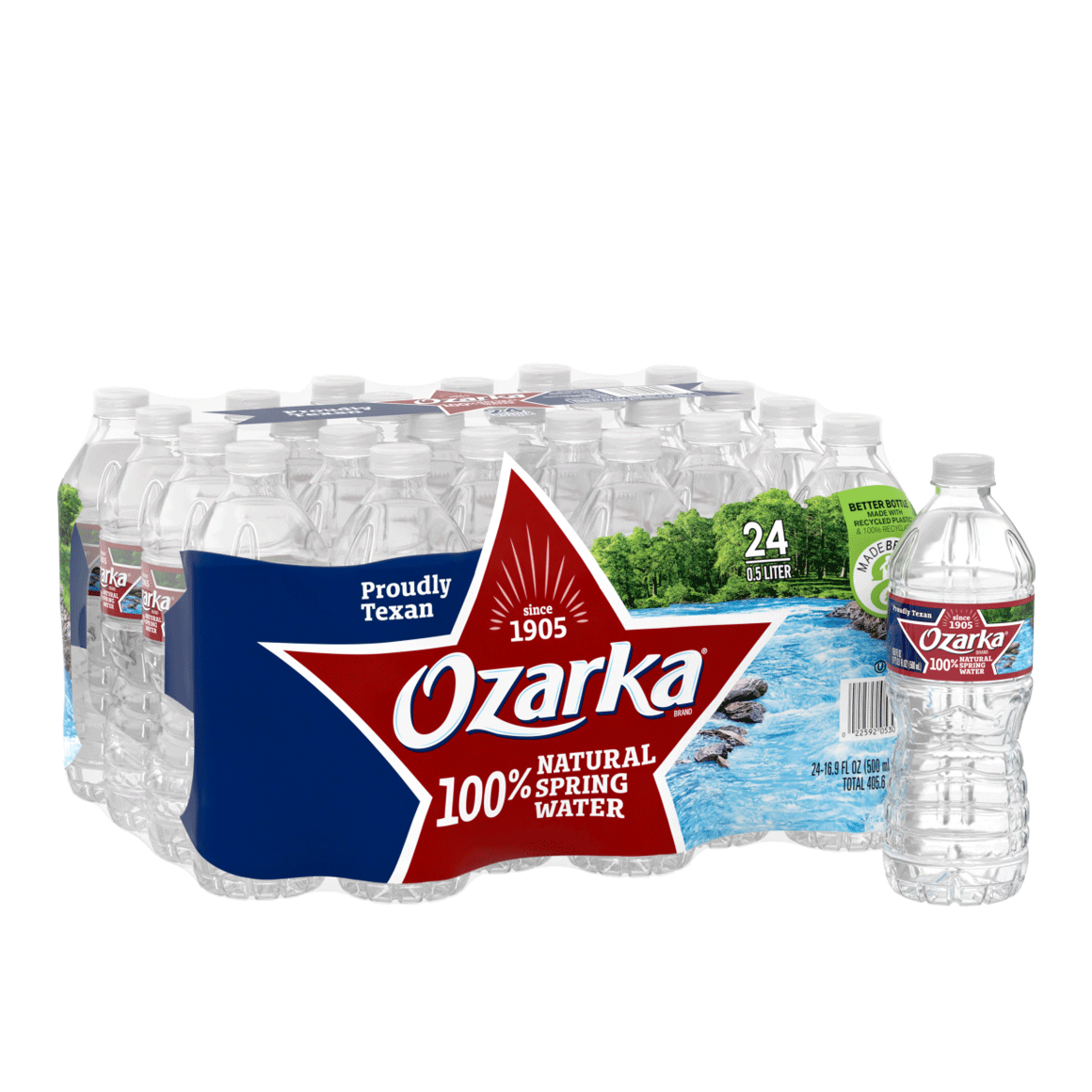 Ozarka® Spring Water | .5 Liter 24 Pack | ReadyRefresh