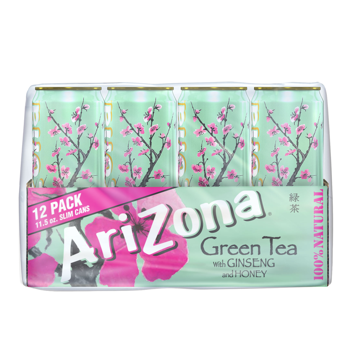 case of arizona green tea slim cans Image1