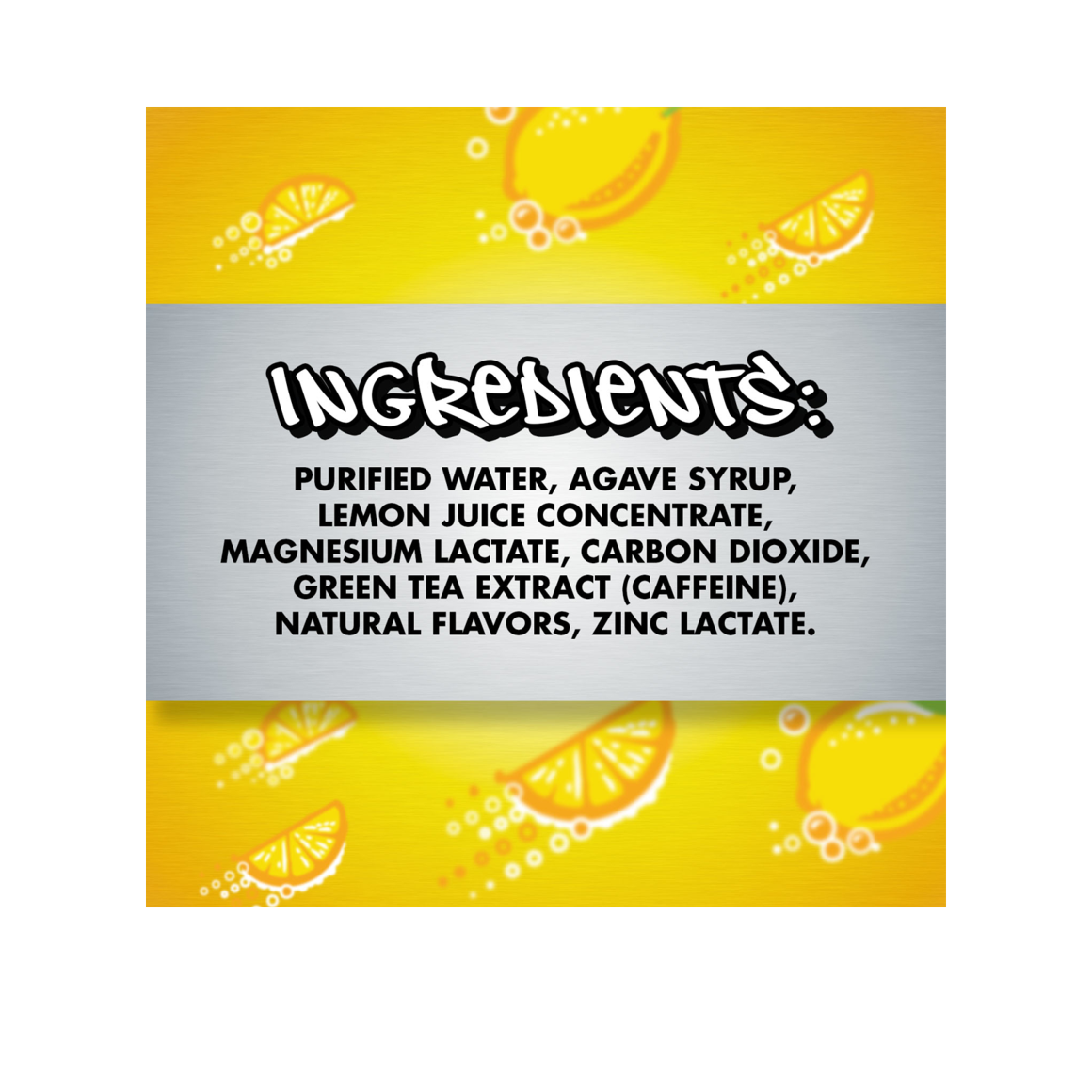 Splash NRG™ Meyer Lemon Flavored Sparkling Energy Water Beverage 11.5 Fl Oz Sleek Can (12 Pack) Image5