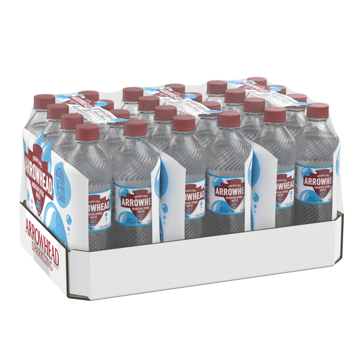 Arrowhead® Brand Sparkling 100% Mountain Spring Water - Simply Bubbles Image1