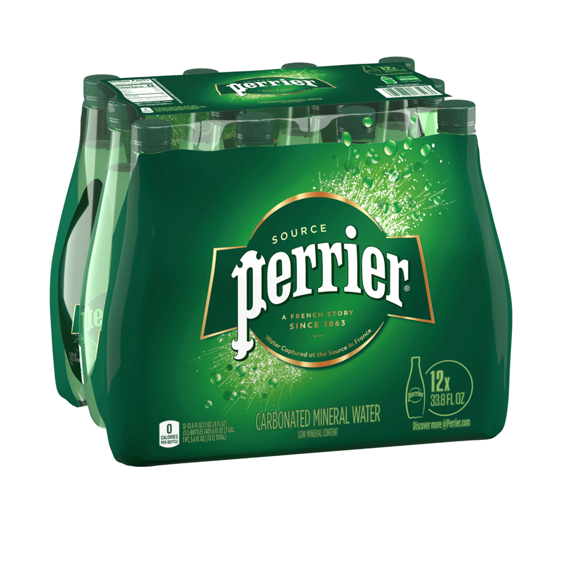 Perrier® Original Carbonated Mineral Water - Plastic Image1