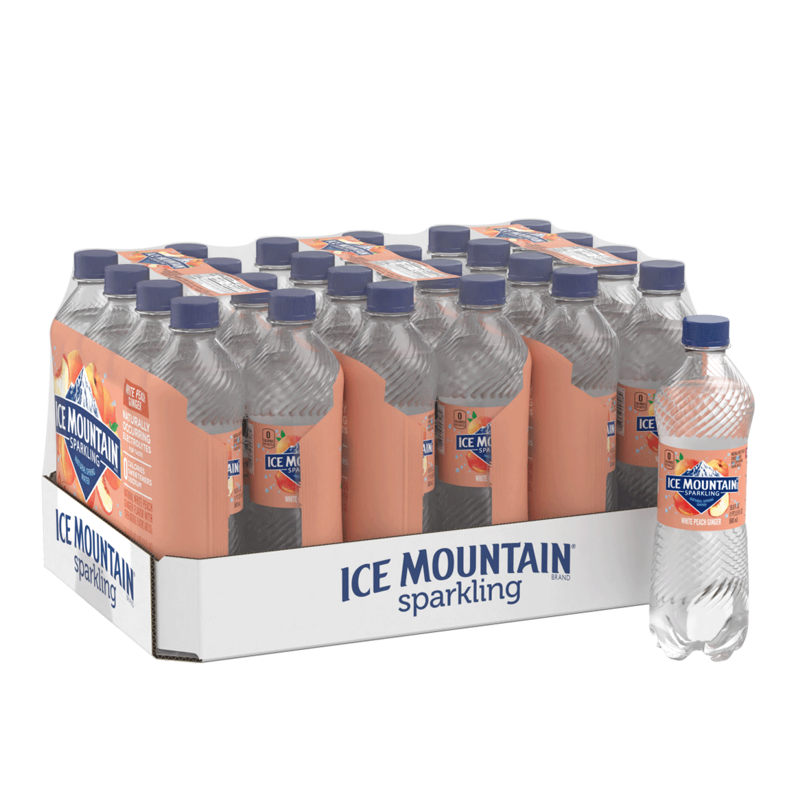 Ice Mountain® White Peach Ginger Sparkling Water