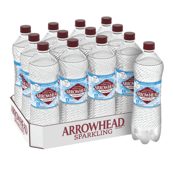 Arrowhead® Unflavored Sparkling Water 1 Liter 12Pack ReadyRefresh