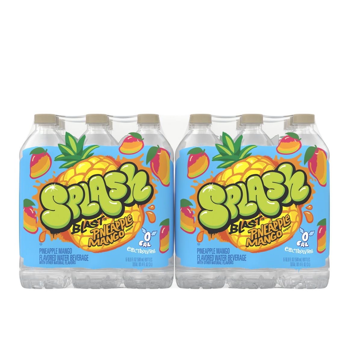 Splash Blast™ Pineapple Mango Flavored Water 16 ounce 24Pack