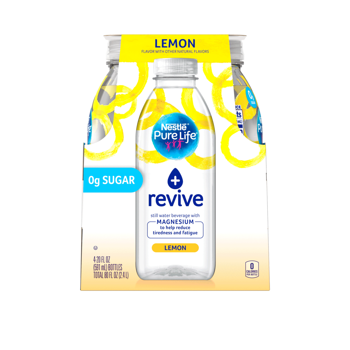 Nestlé®Pure Life®+ Revive Enhanced Flavored Water - Lemon plus Magnesium Image2