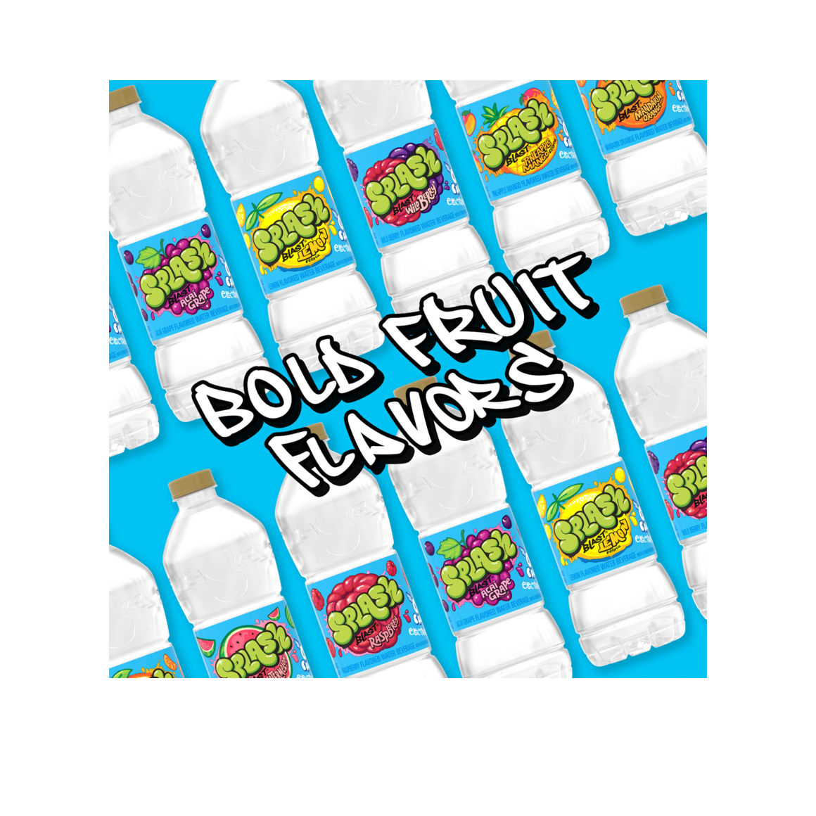 Splash Blast™ Variety Flavored Water Beverage 16.9 Fl Oz Plastic Bottles (24 Pack) Image3