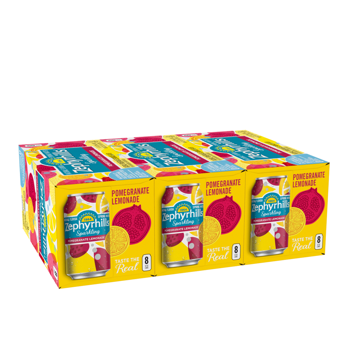 Zephyrhills® Pomegranate Lemonade Sparkling Water Image1