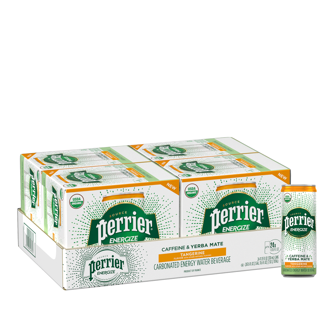 Perrier® Energize Tangerine Flavored Carbonated Energy Water