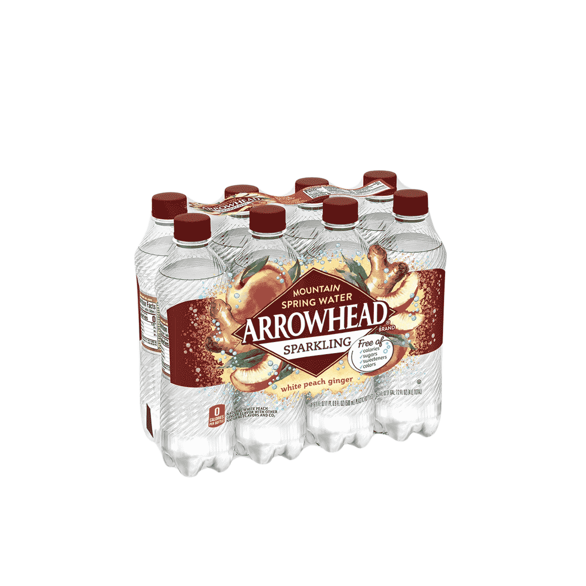 Arrowhead® White Peach Ginger Sparkling Water Image2
