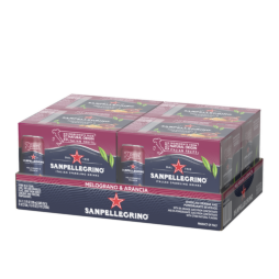 Sanpellegrino® Italian Sparkling Drinks - Melograno & Arancia/Orange & Pomegranate 24x330ML