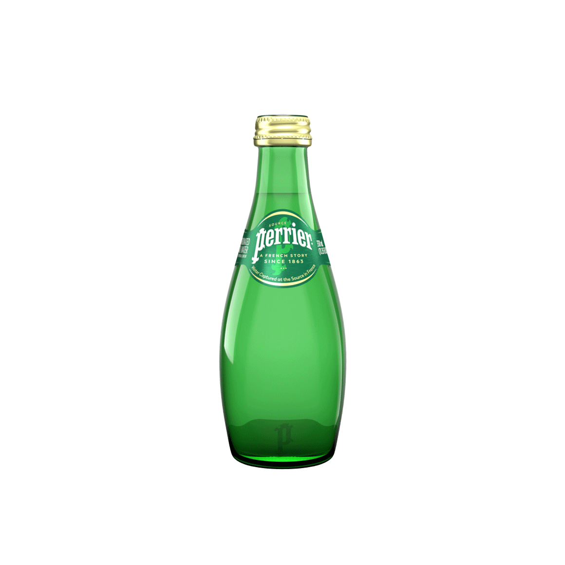 Perrier® Original Carbonated Mineral Water - Glass Image2