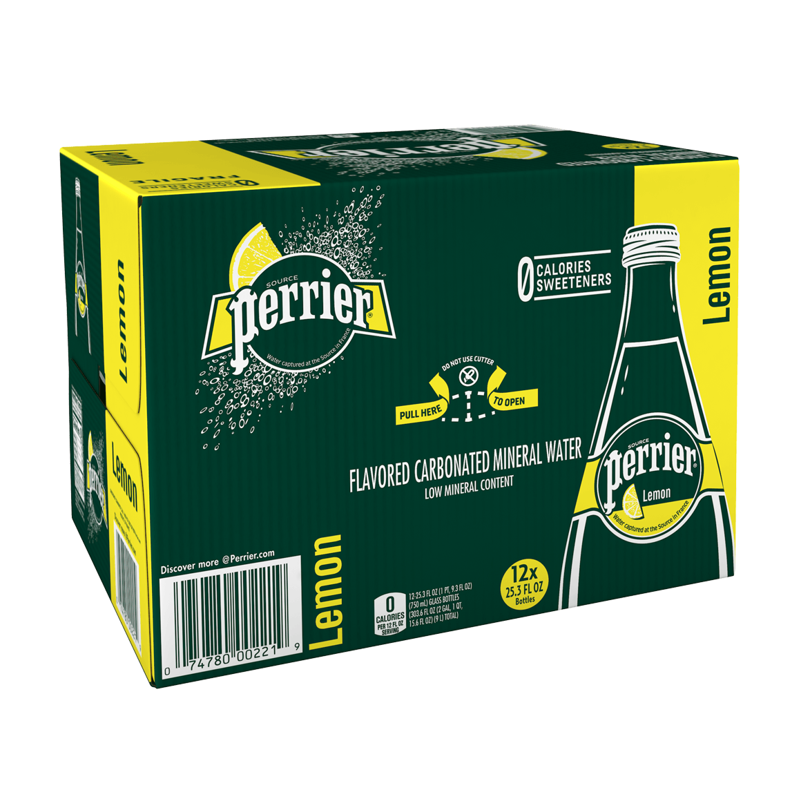 Perrier® Carbonated Mineral Water - Lemon Image2