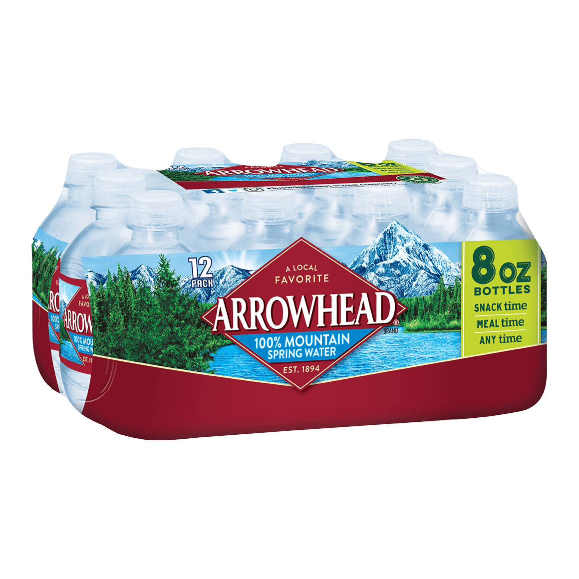 Arrowhead Spring Water 8 Oz 12 Pack Readyrefresh