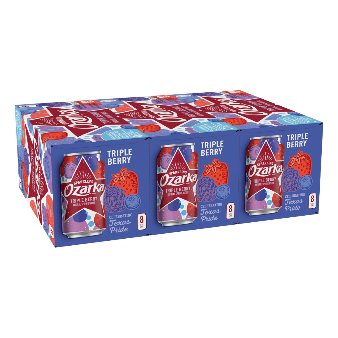 Ozarka® Triple Berry Sparkling Water Image1