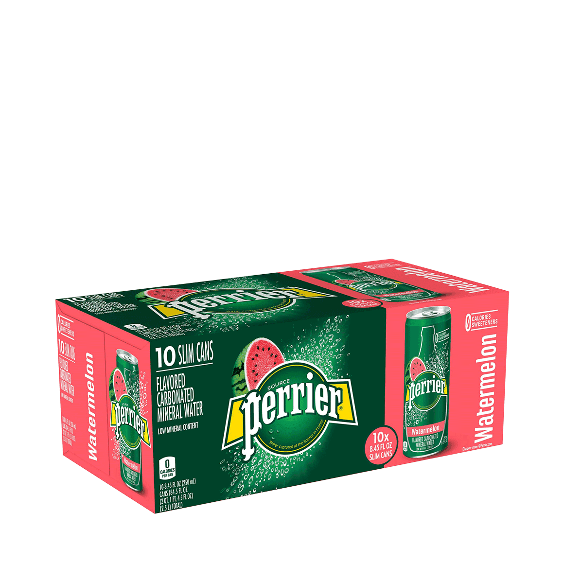 Perrier® Carbonated Mineral Water Slim Cans - Watermelon Image1