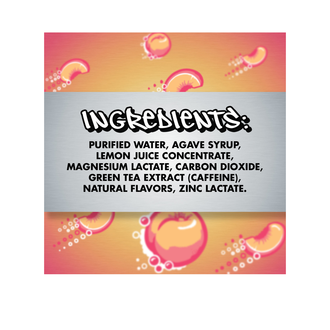 Splash NRG™ White Peach Flavored Sparkling Energy Water Beverage 11.5 Fl Oz Sleek Can (12 Pack) Image5