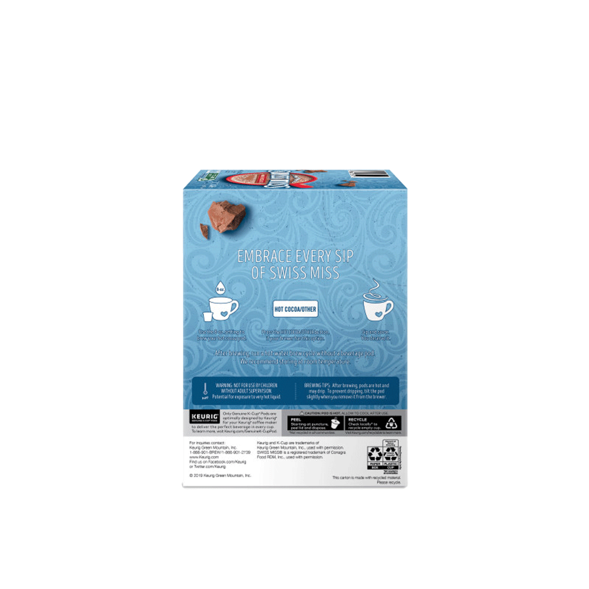 Keurig® Swiss Miss® Milk Chocolate Hot Cocoa K-Cup® Pods Image1