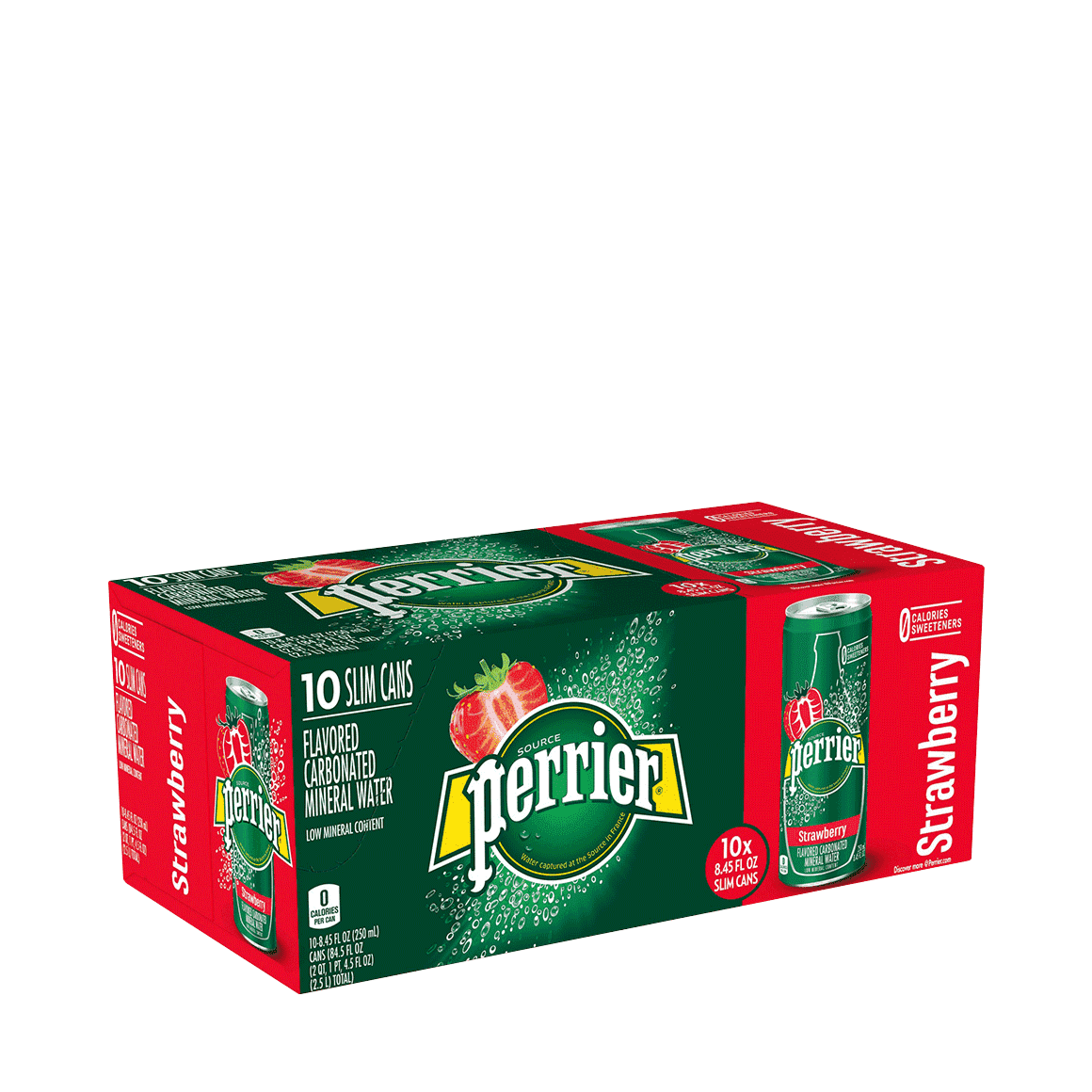 Perrier® Carbonated Mineral Water Slim Cans - Strawberry Image1