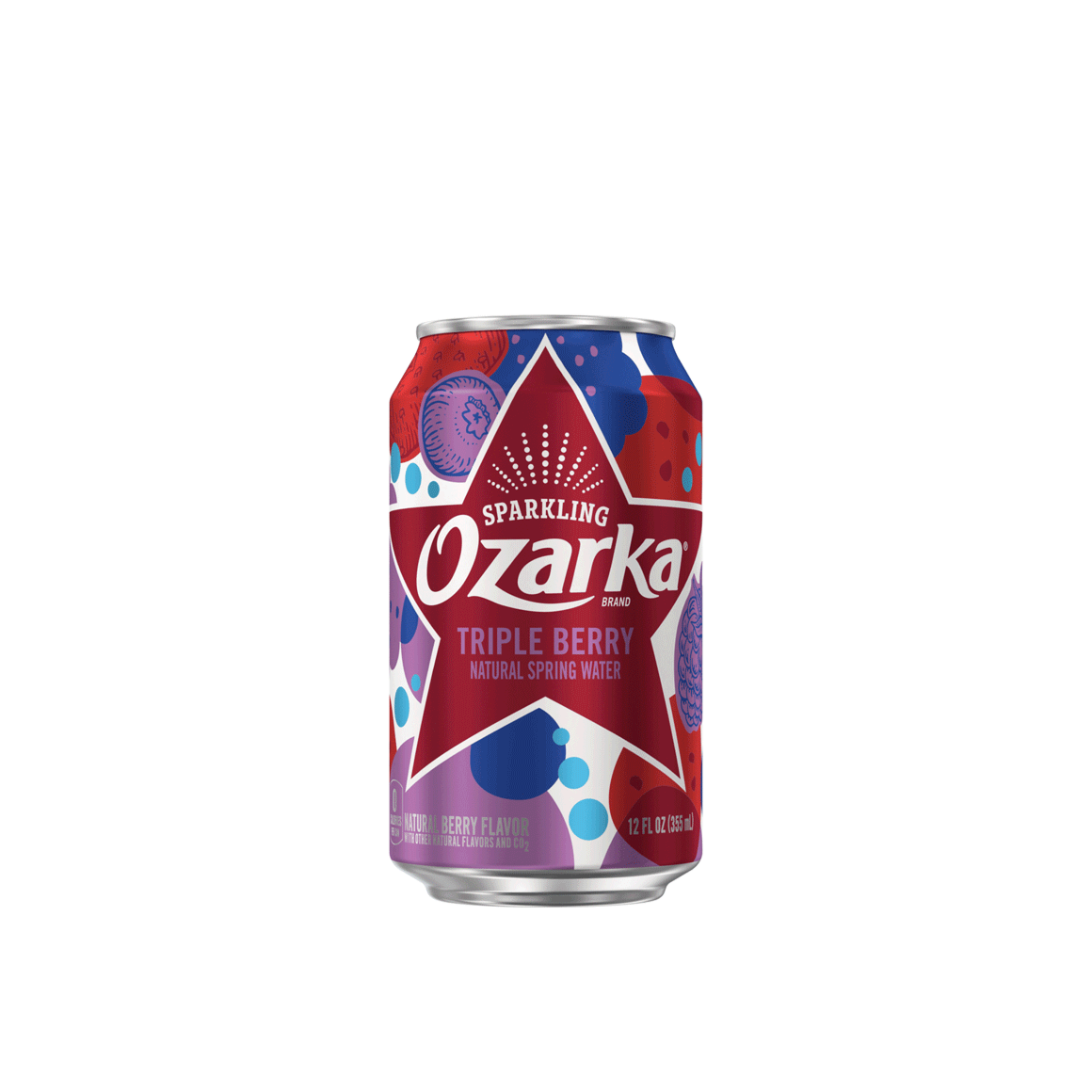 Ozarka® Triple Berry Sparkling Water Image2