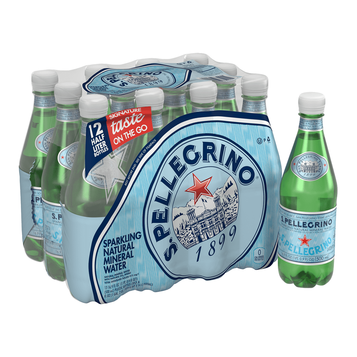 S.Pellegrino® Sparkling Natural Mineral Water - Plastic