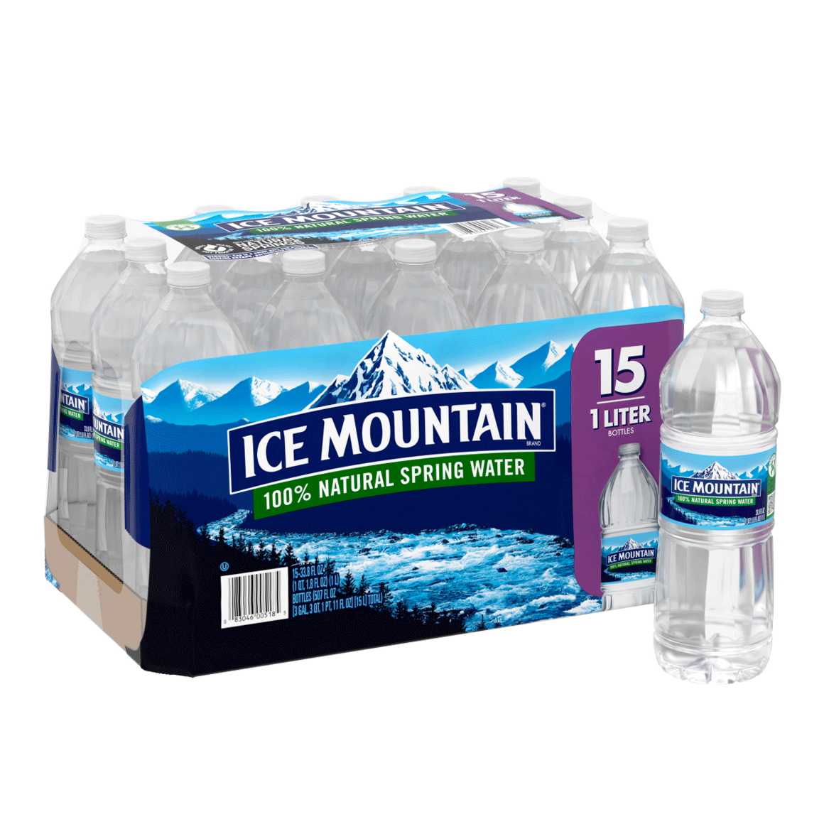 Ice Mountain® 100% Natural Spring Water