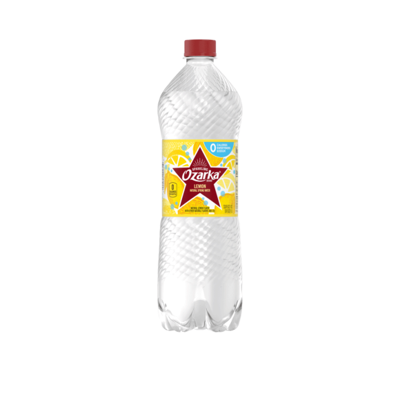 Ozarka® Lemon Sparkling Water 1 Liter 12Pack ReadyRefresh