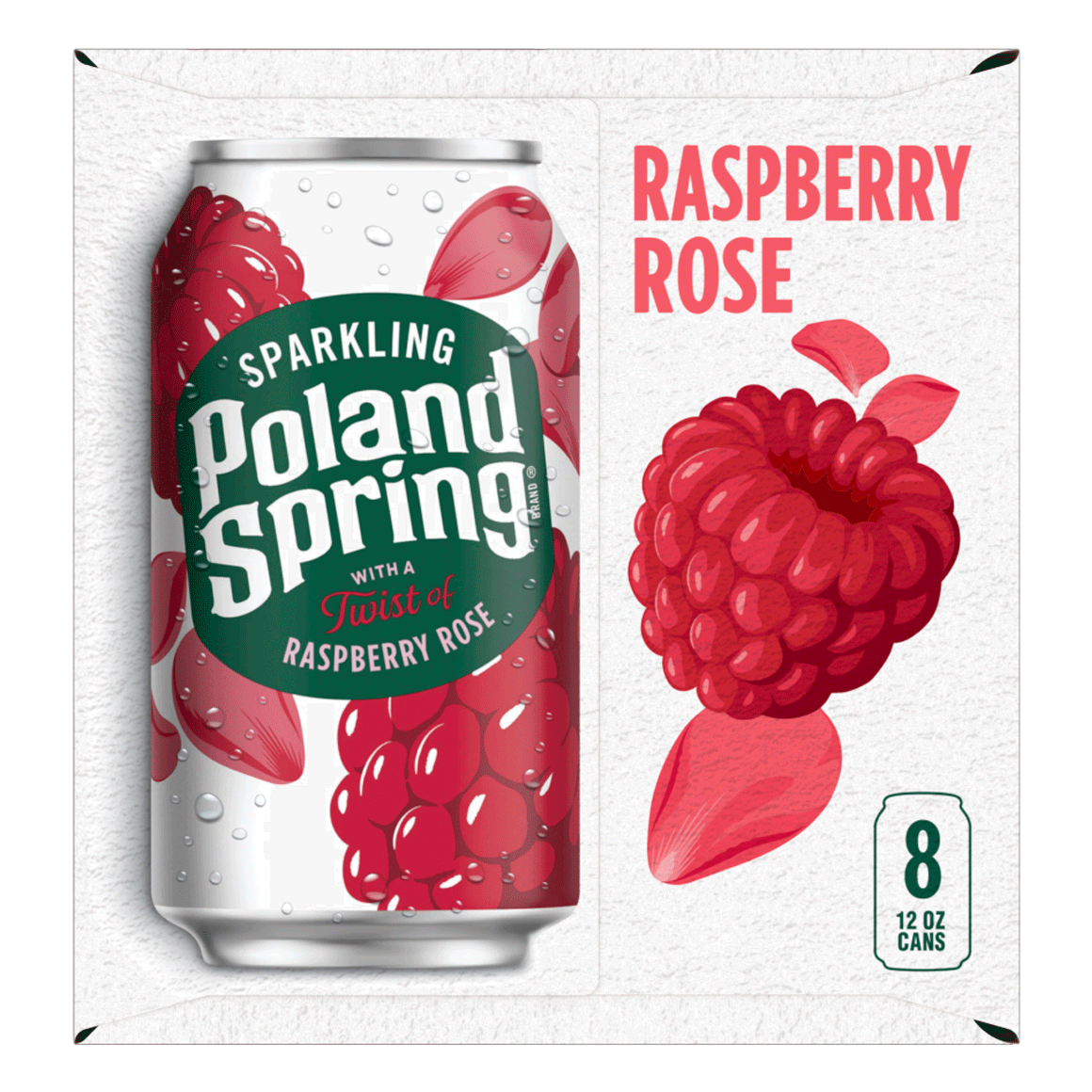Poland Spring® Raspberry Rose Sparkling Water Image2