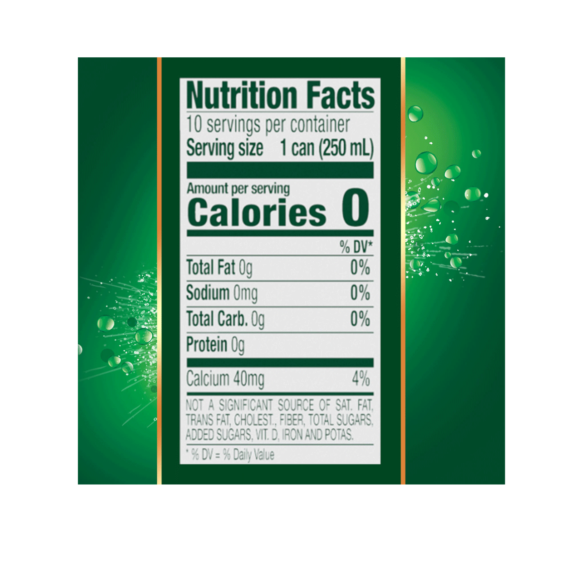 Perrier® Lime Flavored Carbonated Mineral Water - Slim Cans Image3