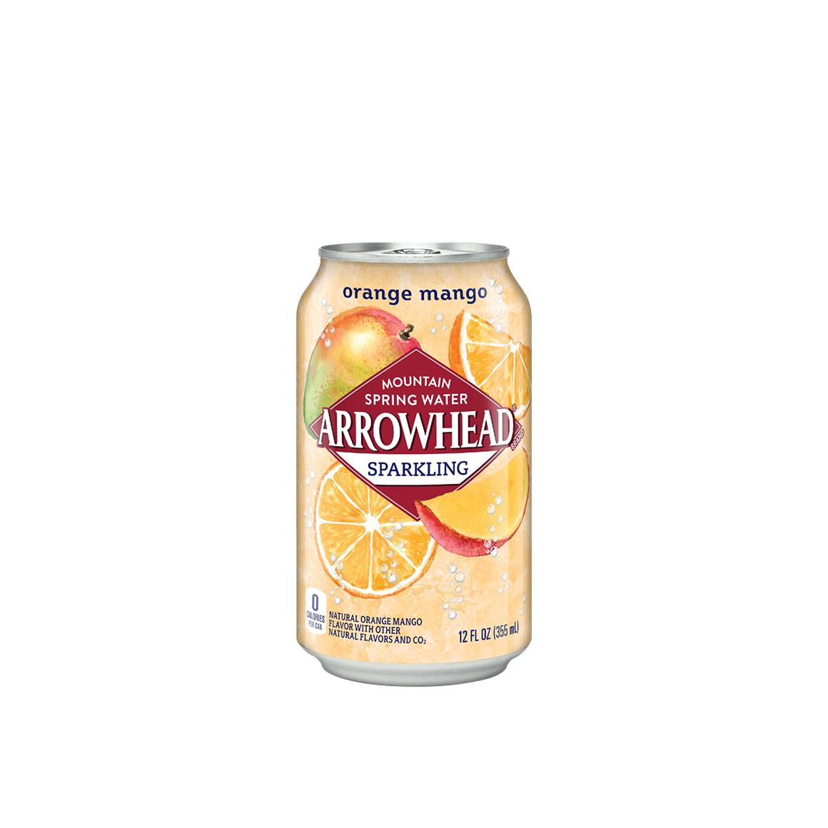 Arrowhead® Brand Sparkling 100% Mountain Spring Water - Orange Mango Image1