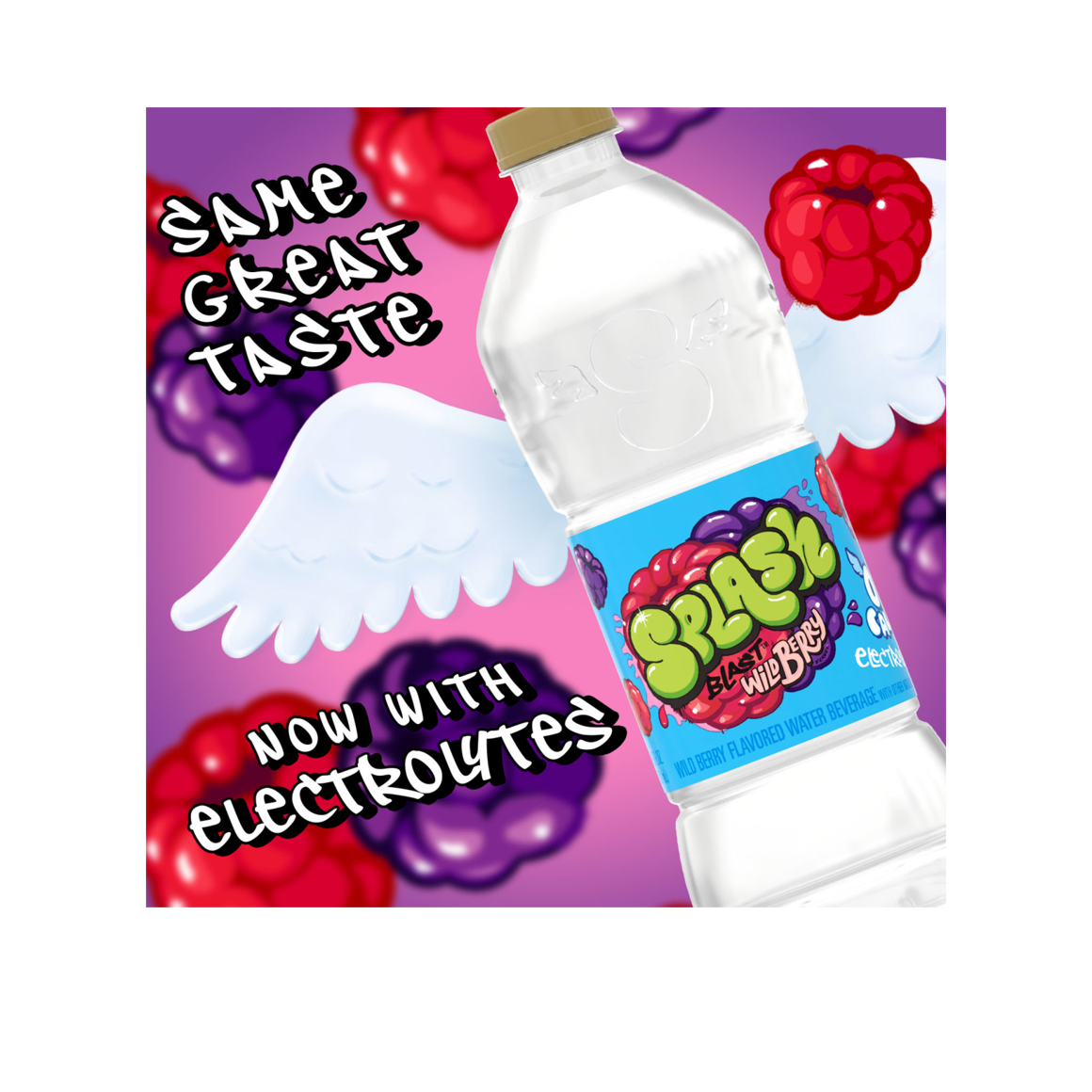 Splash Blast™ Wild Berry Flavored Water 16 ounce 24Pack ReadyRefresh