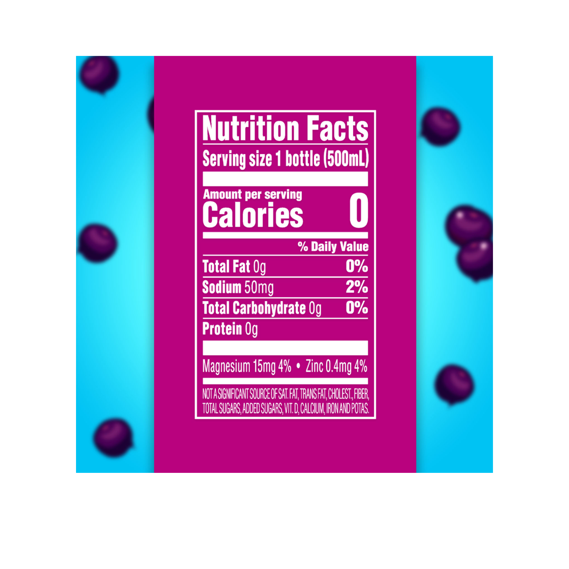 Splash Blast™ Acai Grape Flavored Water 16 ounce 24Pack ReadyRefresh